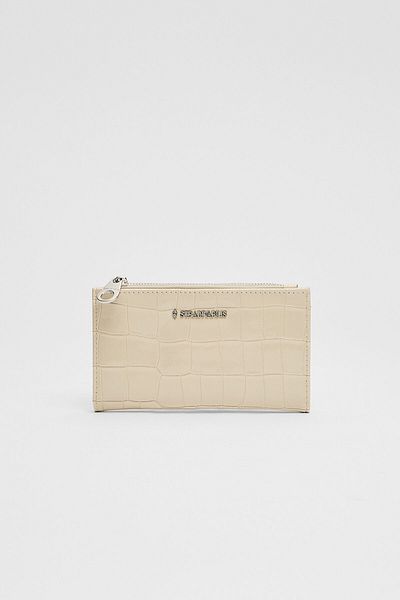 Stradivarius Basic zip-up purse