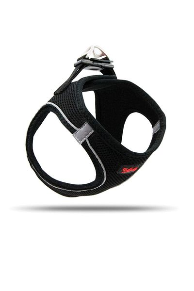 Tailpetz Air-Mesh Harness Dog Collar Black 2XS