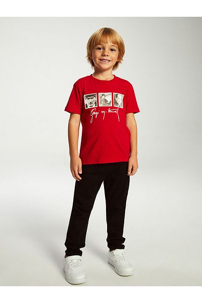 LC Waikiki Lcw Kids Red Basic Boys' Pants