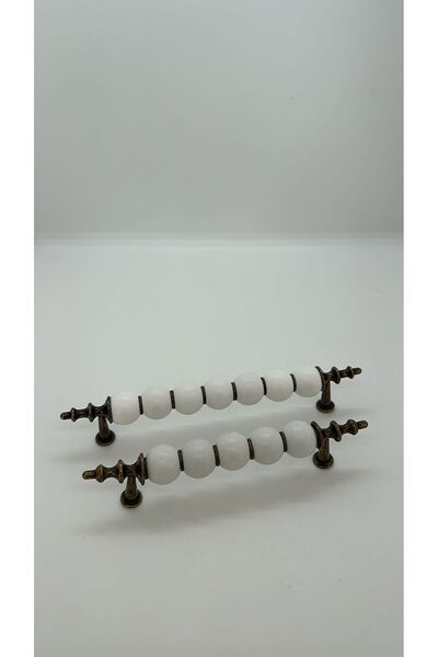 STR MOBAKS Str Antik Boncuk Kulp 96 Mm Dolap Mutfak Çekmece Vestiyer Kulp