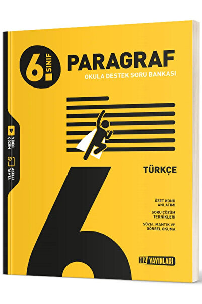 Hız Yayınları 6.Sınıf HIZ Paragraf Soru Bankası ( Video Çözümlü ) Yeni Nesil ...