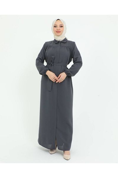 Nevayla Moda Στήθος Συσπειρωμένο Ολόσωμο Φεράς - Ανθρακί