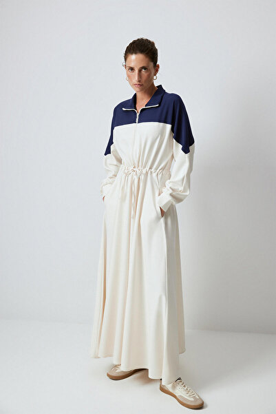 Touché Privé Waist Tie Crepe Dress