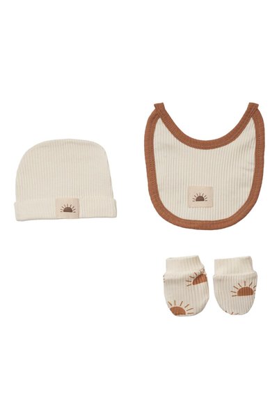 Necix's Sun Themed Baby Boy Hospital Discharge Set of Five