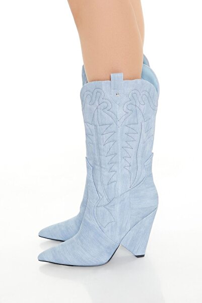 Forever 21 Topuklu Kovboy Çizme