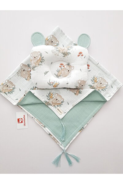 ib ilkimbebe Koala Muslin Baby Blanket Muslin Baby Pillow