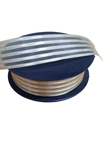 Kezban Tekstil 20 Meters 2.5 cm Chiffon Decoration Ribbon