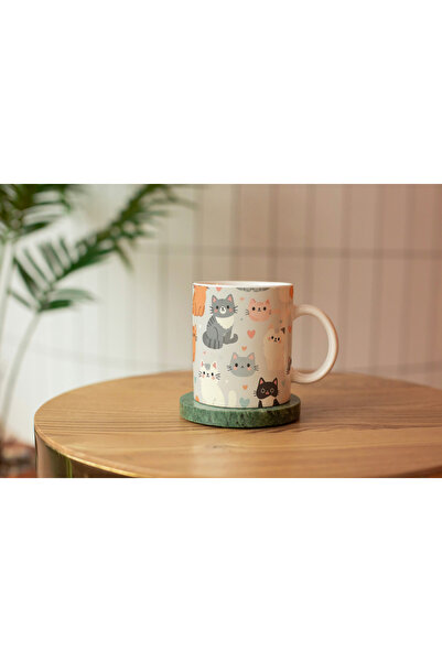 EYBaskı Tasarım Porcelain Pattern Print Mug