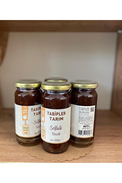 Tabipler Tarım Şekersiz Şeftali Reçeli 300Gr