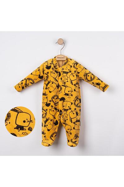 Lolons بذلة مطبوعة على شكل قطة مع مظلة للأطفال الأولاد