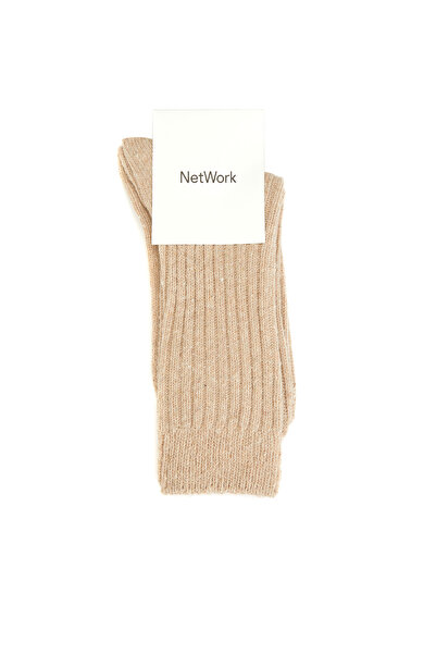 Network Bej Melanj Kadın Çorap