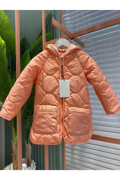 TİJK Hooded Quilted Girl's Coat