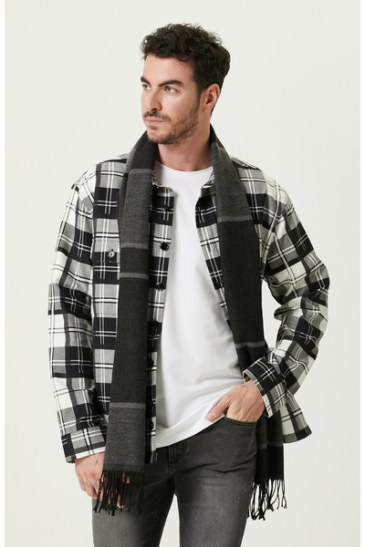 Network Siyah Beyaz Dış Gömlek