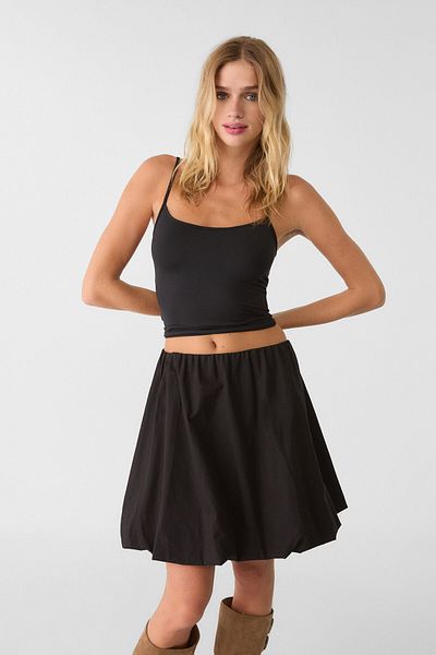 Stradivarius Strappy polyamide top