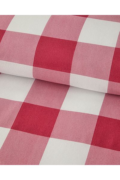 English Home Pink Gingham Single Duvet Cover Set