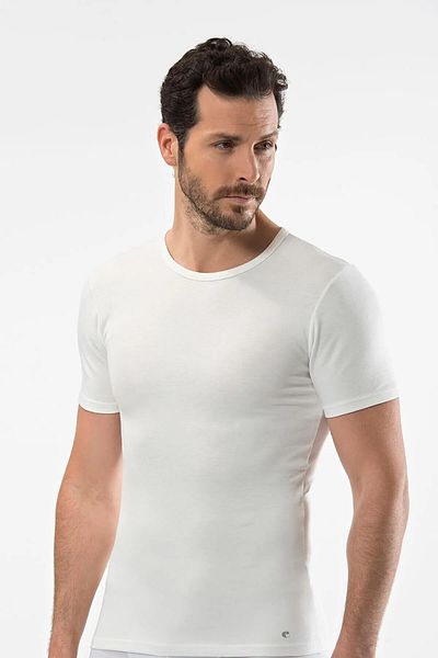 Cacharel Ανδρικό μπλουζάκι 2 τεμαχίων Thermal κοντομάνικο Crew Neck