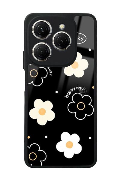 Spoyi غلاف هاتف لامع بتصميم Lucky Happy Day لهاتف Tecno Spark 20 Pro