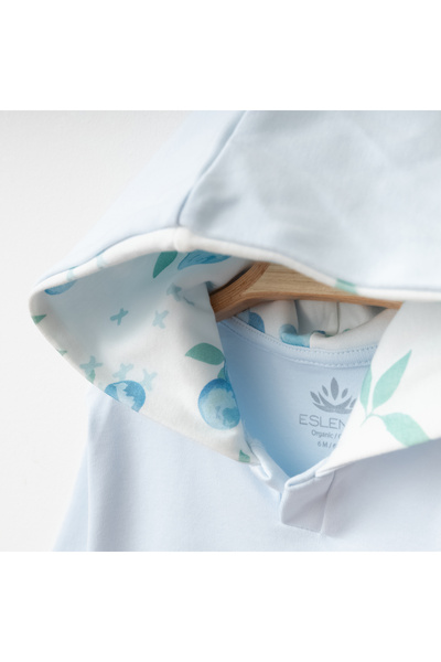 ESLENZA Eslanza Baby Boy Blue 2-Piece Pajama Set