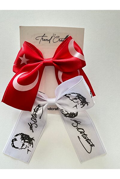 Trend Toka 23 Nisan ,29 Ekim Cumhuriyet 24’lü Atatürk Bayraklı Broş