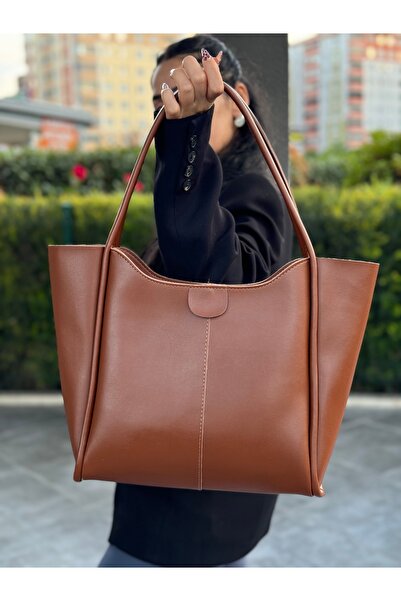 ZEYZEYBUTİK MARY ASKILI İÇİ SÜET TABA ÇANTA