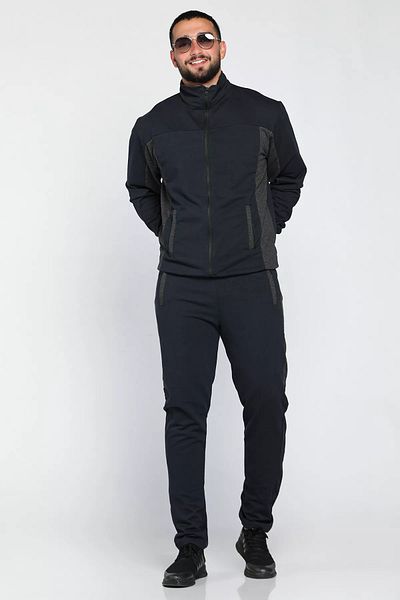 MİSHAR İTALİA Σετ αθλητικής φόρμας Navy Blue ανδρική ρίγα στο πλάι