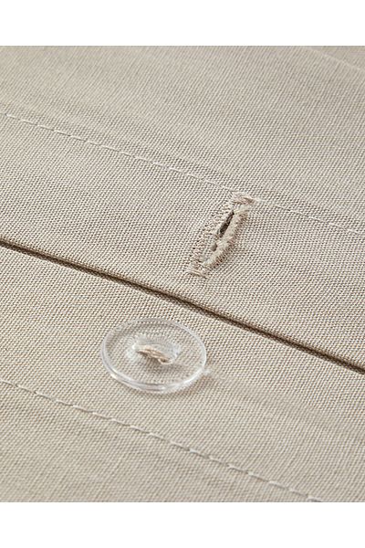 English Home Novella Beige Single Soft Cotton Quilt Cover