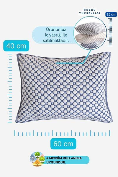 DALİSA Iceberg Hypoallergenic - Pernă rece, certificată Oeko-tex, pernă tricotată 3D de înaltă tehnologie