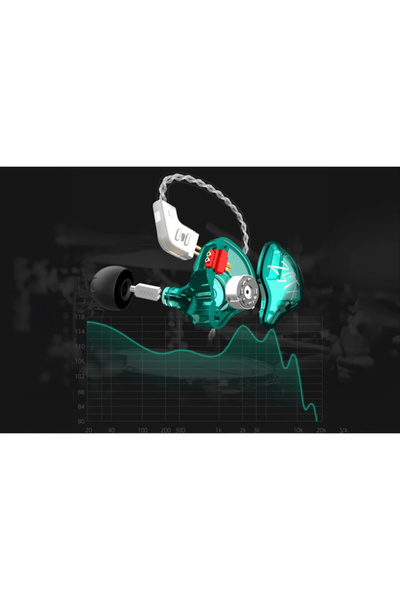 KZ ZST X Hibrit Sürücü In Ear Monitör IEM Kablolu Kulak İçi Oyuncu Kulaklık Mikrofonlu