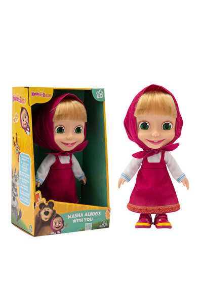 scntoys Masha&Koca Ayı 23 Cm Bebek Masha and Bear Maşa İle Koca Ayı Maşa Bebe...