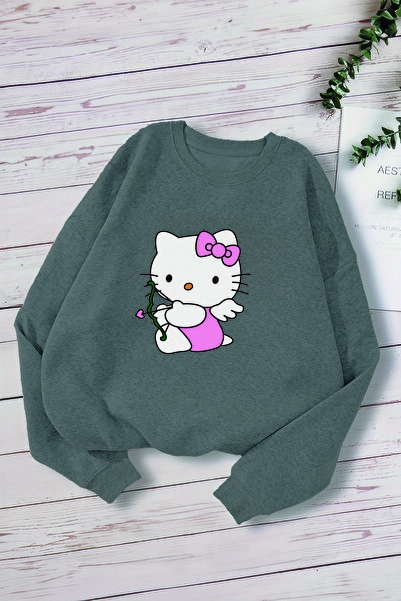 MYADA Hello Kitty Štampano dukserica 15810