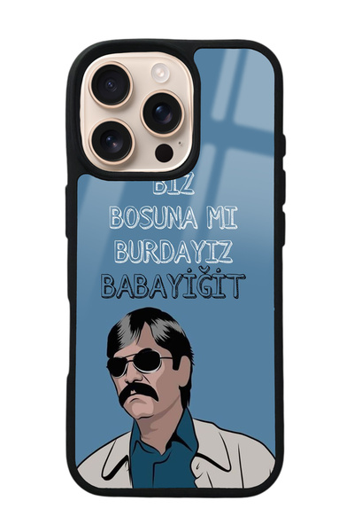 Spoyi iPhone 16 Pro Glossy Phone Case with Babayigit Design