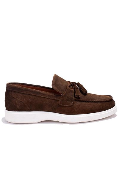 Hammer Jack Ανδρικά δερμάτινα παπούτσια Casual Khaki Suede 80803 Magraj