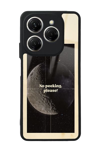 Spoyi غلاف هاتف لامع بتصميم Peeking لهاتف Tecno Spark 20 Pro
