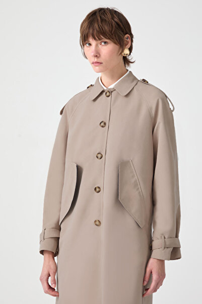 Touché Privé Pončo Trenčkot s rukávy Reglan