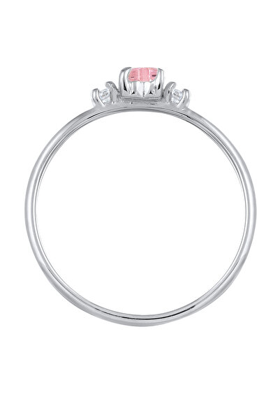 ELLI Inel Inel de logodnă pentru femei inimă cu cristal de zirconiu din argint 925