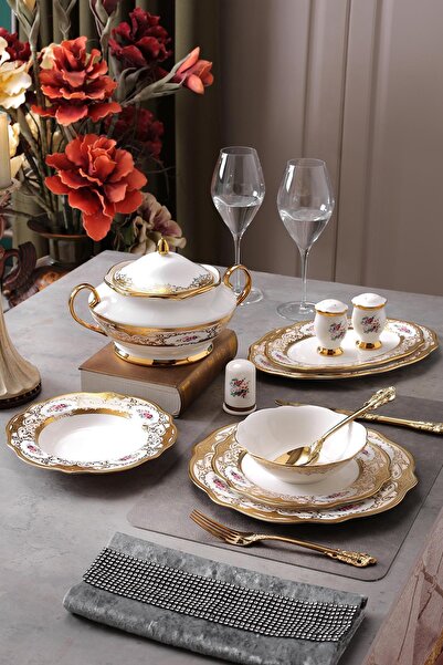 ACAR Marigold 12 Kişilik 60 Parça Yemek Takımı