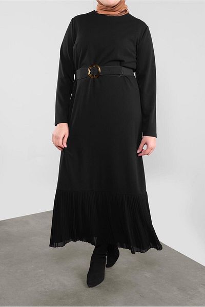 Alvina 20117 Μοντέλο Φόρεμα με Ζώνη και Πλισέ Φούστα