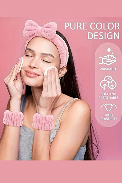 PETEK AKSESUAR SOFT PLUSH SPA ΣΕΤ ΜΑΛΛΙΩΝ ΚΑΙ ΒΡΑΧΙΟΛΙΩΝ 3 ΤΕΜΑΧΙΑ