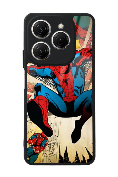 Spoyi Tecno Spark 20 Pro Spider-Man Glossy Phone Case with Spiderman Design