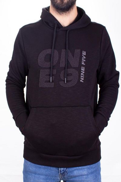 Twister Jeans Twister 1931 Black Hooded Men's Sweatshirt