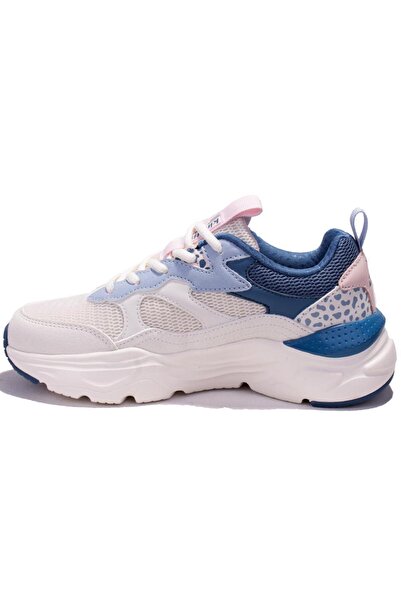 Kinetix Γυναικεία αθλητικά παπούτσια Foxybb Tx Ecru Blue Orthopedic Daily