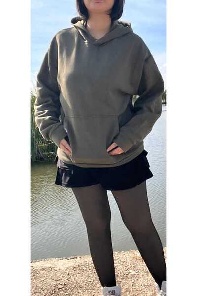 Moda Tekcan kapşonlu sweatshirt ( bay-bayan )