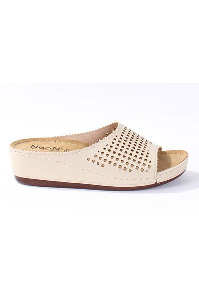 DAGOSTER Dza37-1825 Beige Daily Orthopedic Women's Slippers