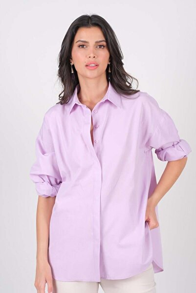 Spazio Antonina Oversize Gömlek LİLA
