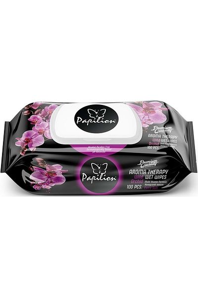 Papilion Wet Towel Wipes 100 Sheets Aroma Therapy (Set of 36) 3600 Sheets