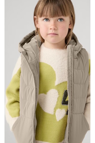 MAYORAL Kız Çocuk Dolgulu Sıcak Astarlı Yelek