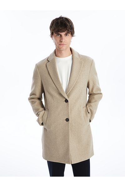 LC Waikiki Pánský kabát Stamp Standard Fit Jacket Collar