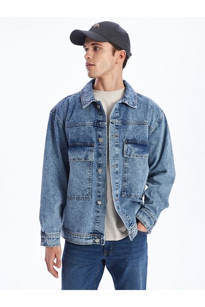 LC Waikiki Ανδρικό τζιν μπουφάν Cozy Fit