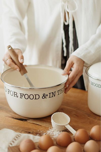 Dekorzdükkan Enamel Mixing Bowl