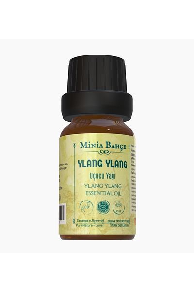 Minia Bahçe Bitki ve Sanat Atölyesi Ylang Ylang Essential Oil, 100% Pure, 10ml